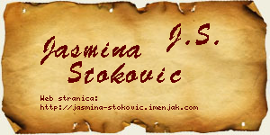 Jasmina Stoković vizit kartica